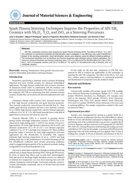 Spark Plasma Sintering Techniques Improve the Properties of Aln-Tib2