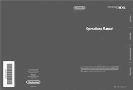 Operations Manual