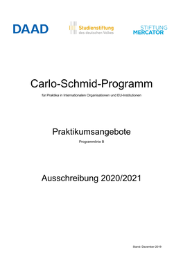 Carlo-Schmid-Programm