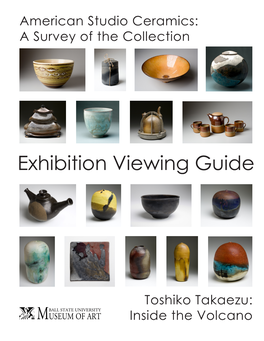 American Studio Ceramics, Viewing Guide