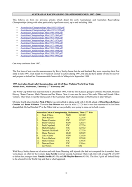 Australian Championships Men 1997-2000.Pdf