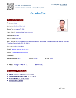 Curriculum Vitae