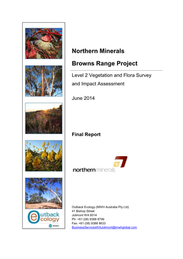 Northern Minerals Browns Range Project
