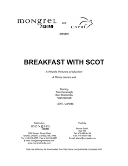 Breakfast with Scot