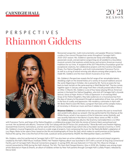 Rhiannon Giddens