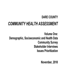 Community Health Assessment