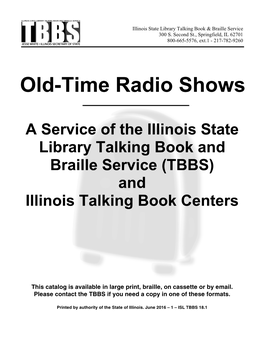 Old-Time Radio Shows