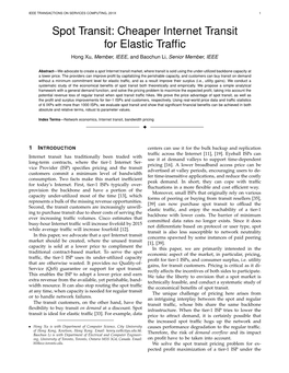 Cheaper Internet Transit for Elastic Traffic