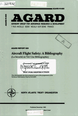 Aircraft Flight Safety: a Bibliography