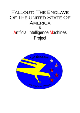 The Enclave of the United State of America & Artificial Intelligence Machines Project