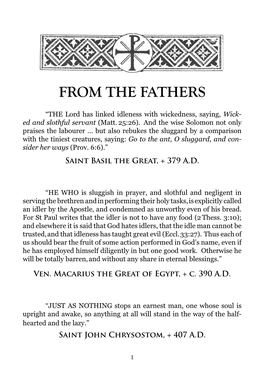 From the Fathers
