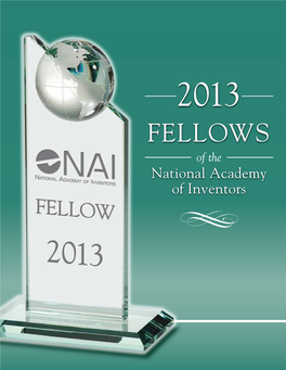 FELLOWS of the National Academy of Inventors