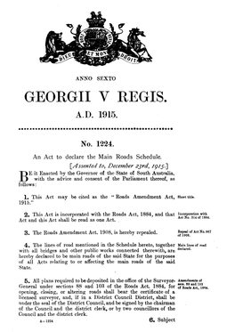 Georgii V Regis