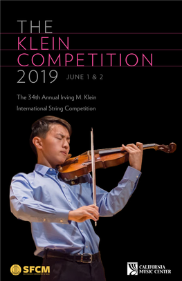 The Klein Competition 2019 June 1 & 2