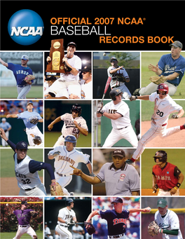 Official 2007 Ncaa Baseball Records Book