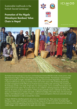 Promotion of the Nigalo (Himalayan Bamboo) Value Chain in Nepal