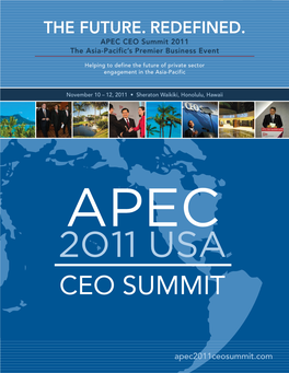 APEC CEO Summit Brochure