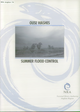 Ouse Washes Summer Flood Control