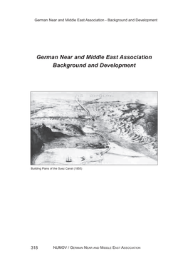 German Near and Middle East Association Background and Development