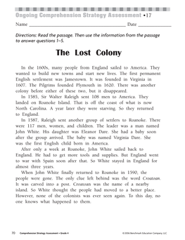 The Lost Colony