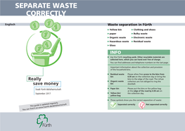 Separate Waste Correctly