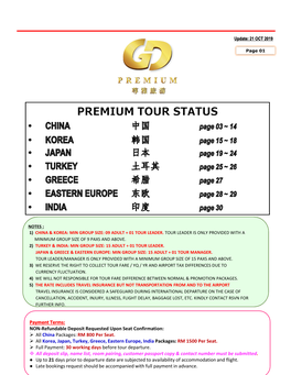 Payment Terms: NON-Refundable Deposit Requested Upon Seat