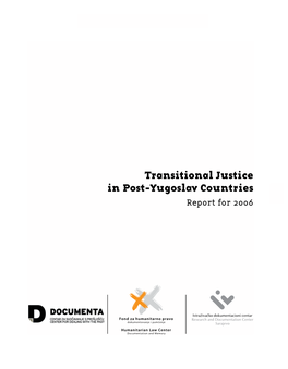 Transitional Justice in Post-Yugoslav Countries 2006