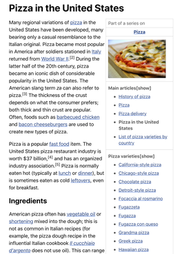 Pizza in the United States
