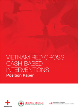 2019 Vietnam Red Cross Society Cash-Based Intervention Position Paper