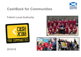 Cashback for Communities