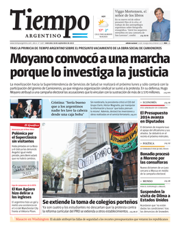 Moyano Convocó a Una Marcha Porque Lo Investiga La Justicia