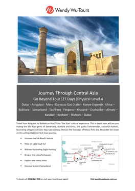 Journey Through Central Asia