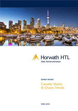Canada: Hotels & Chains Trends