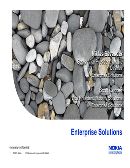 Enterprise Solutionssolutions