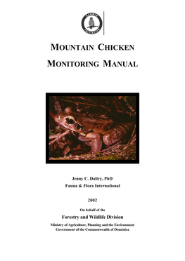 Mountain Chicken Manual