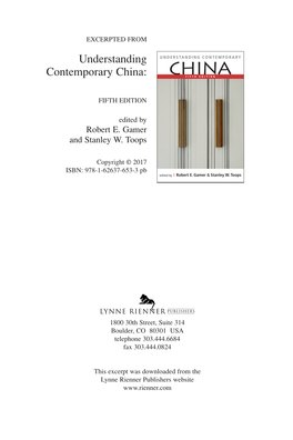 Understanding Contemporary China