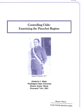 Examining the Pinochet Regime