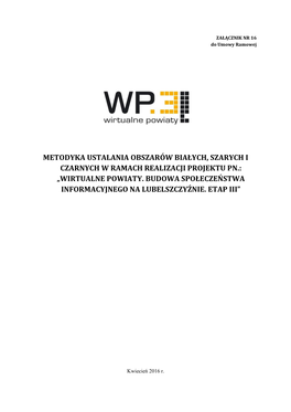 Wirtualne Powiaty. Budowa Społeczeństwa Informacyjnego Na Lubelszczyźnie