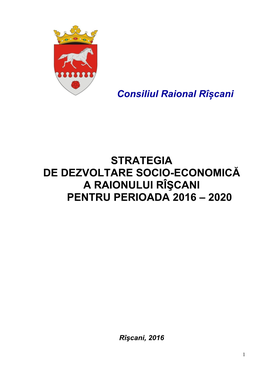 Strategia De Dezvoltare Socio-Economică a Raionului Râșcani