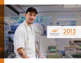 2015 Annual Report Letter from Leadership 2015 Farestart