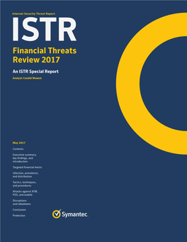 Financial Threats Review 2017