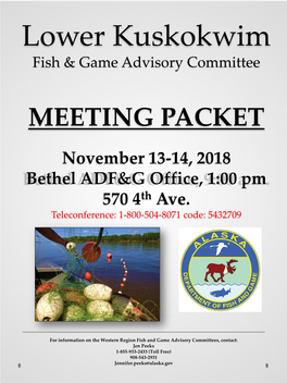 Lower Kuskokwim Fish & Game Advisory Committee