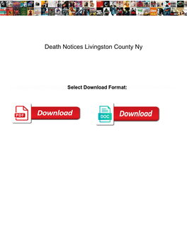 Death Notices Livingston County Ny