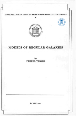 Models of Regular Galaxies
