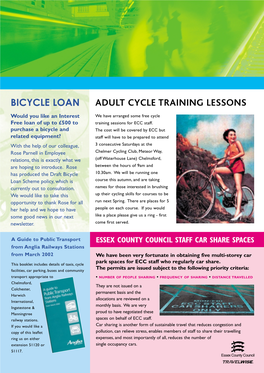 Bicycle Loan Adult Cycle Training Lessons