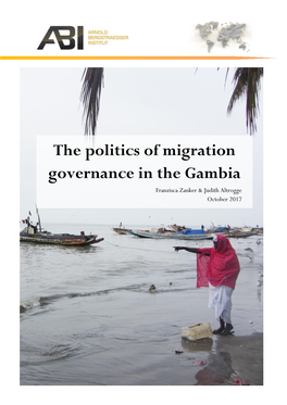 The Politics of Migration Governance in the Gambia