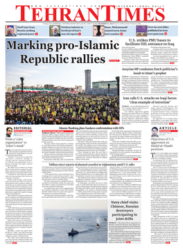 Marking Pro-Islamic Republic Rallies