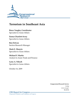 Terrorism in Southeast Asia