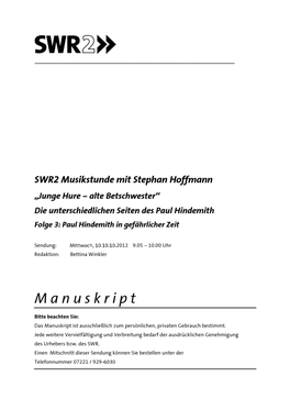 Swr2-Musikstunde-20121010.Pdf