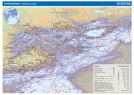 KYRGYZSTAN - Reference Map